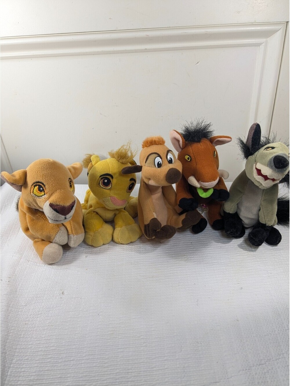 Disney Mattel The Lion King Simba's Pride set 5 plush Timon Pumbaa Banzai Kiara